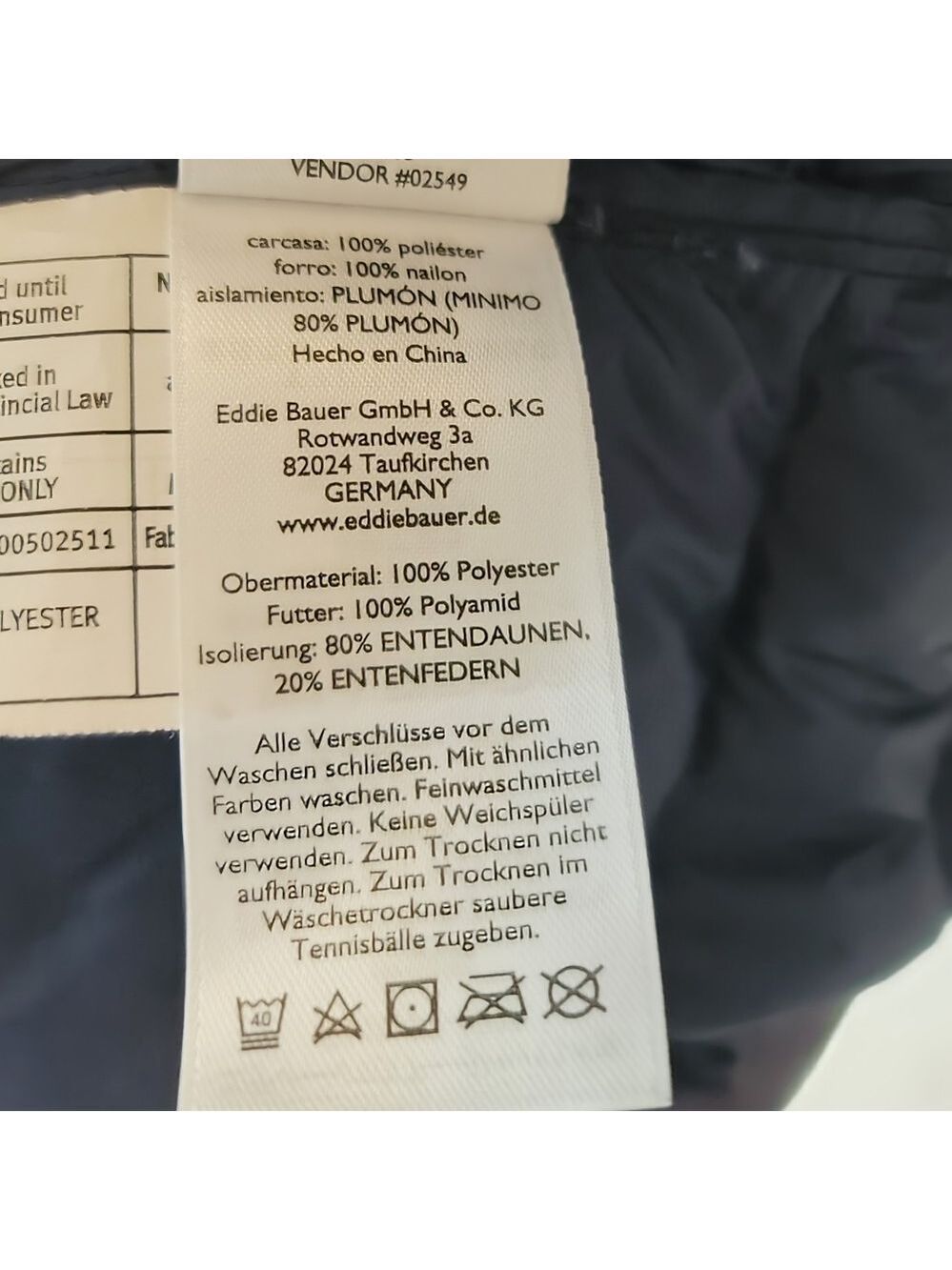 Eddie Bower Women's Down Light Puffer Jacket Size M - Picture 14 of 14